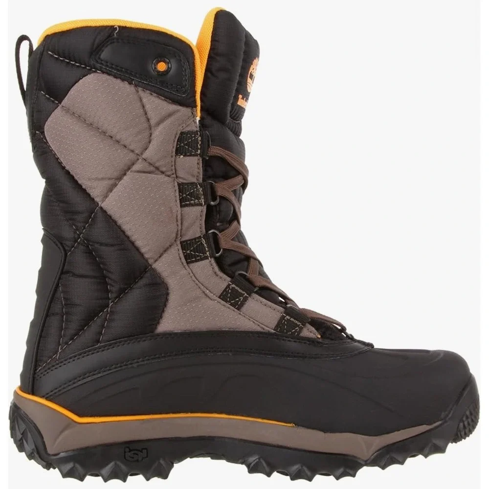 Timberland Men Rime Ridge Waterproof 200g PrimaLoft Insulated Winter Boots Black